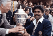 kapil dev with the cup